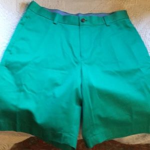 Brooks Brothers 346 green shorts